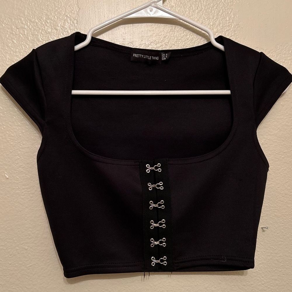 Corset eyepin top